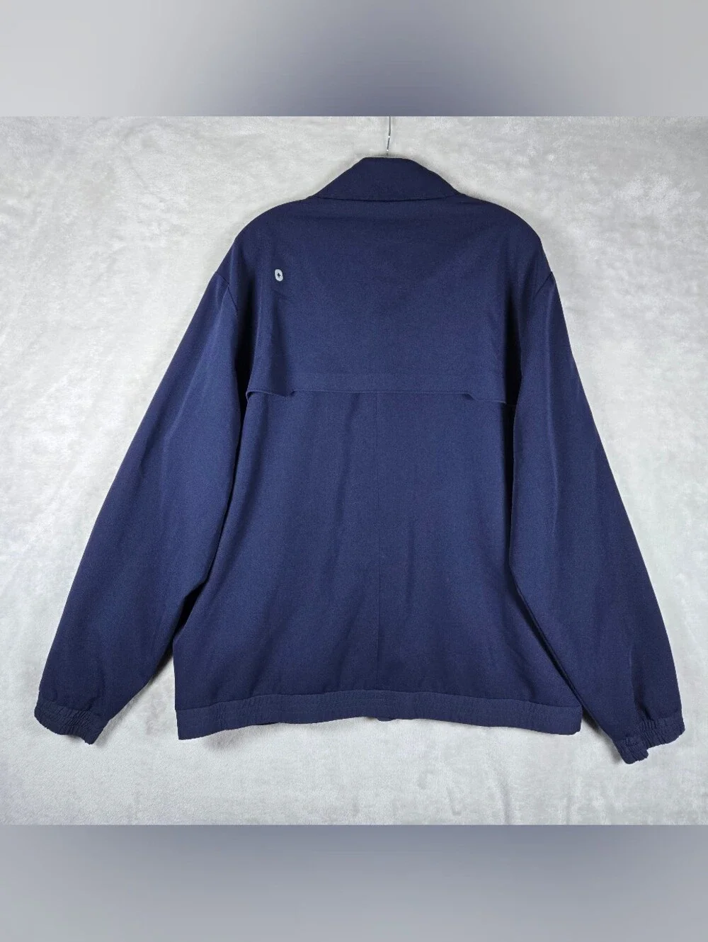 FIGS Technical Collection Full Zip Scrub Jacket Men Size 2XL XXL Navy Blue Lined